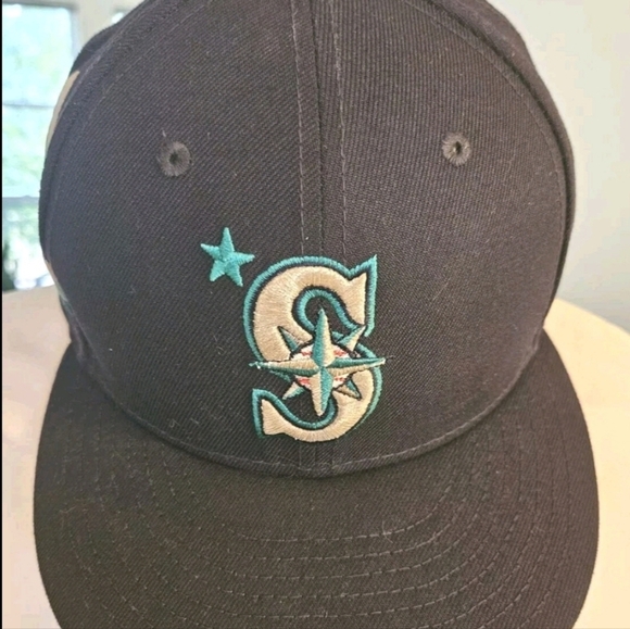 Seattle Mariners ASG 2023 New Era Authentic On-Field 59FIFTY Fitted Hat Size 7.5 - Picture 1 of 5